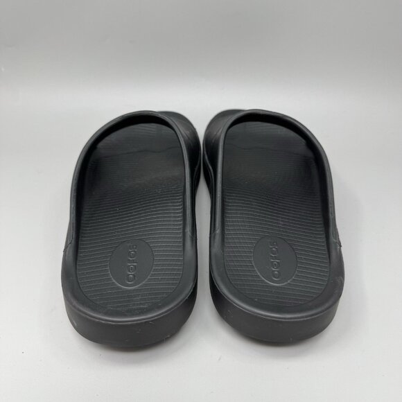 OOFOS OOahh Sport Flex Slide Recovery Sandals Black Mens Sz 11/ Women’s Sz 13 - Picture 5 of 8